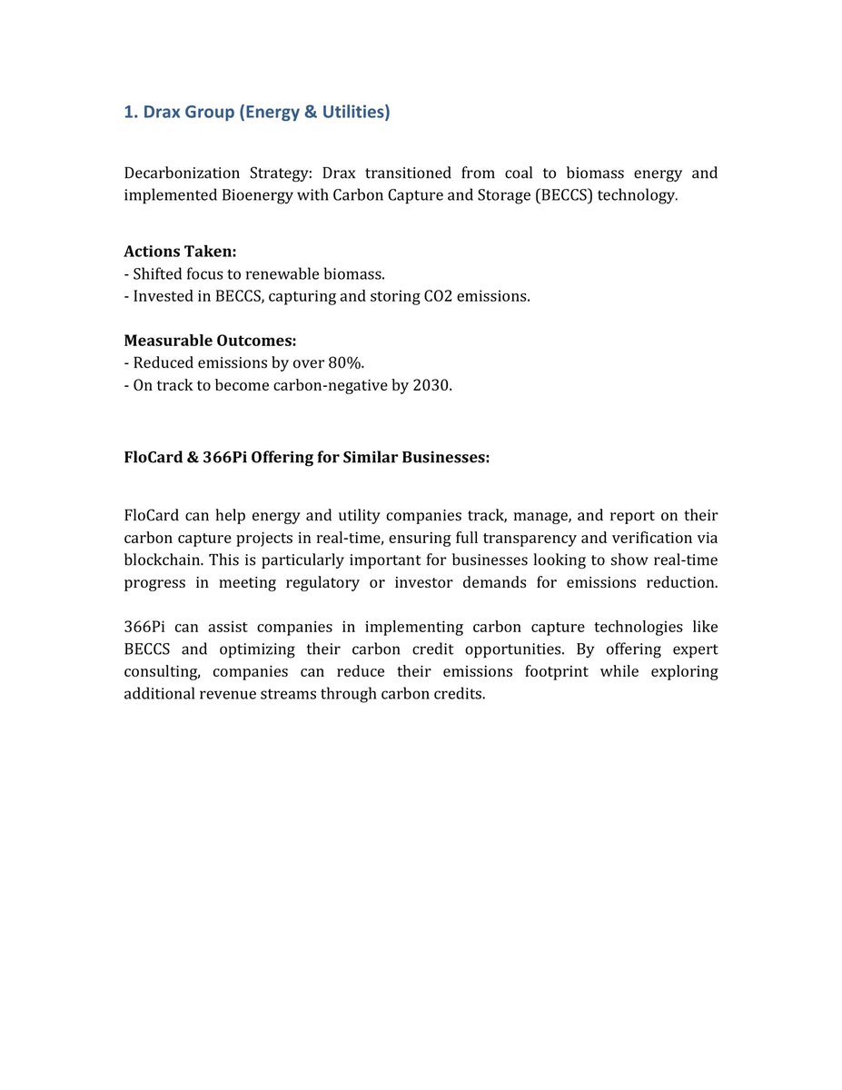 flo_card's tweet photo. Download our free Top 5 Decarbonization Case Studies and discover how companies like @DraxGroup, @Tesla, and @Walmart are leading the way.

#Decarbonization #Sustainability #NetZero #CarbonReduction #ClimateAction #GreenBusiness #ESG #CleanEnergy https://t.co/JTHsteL0xg