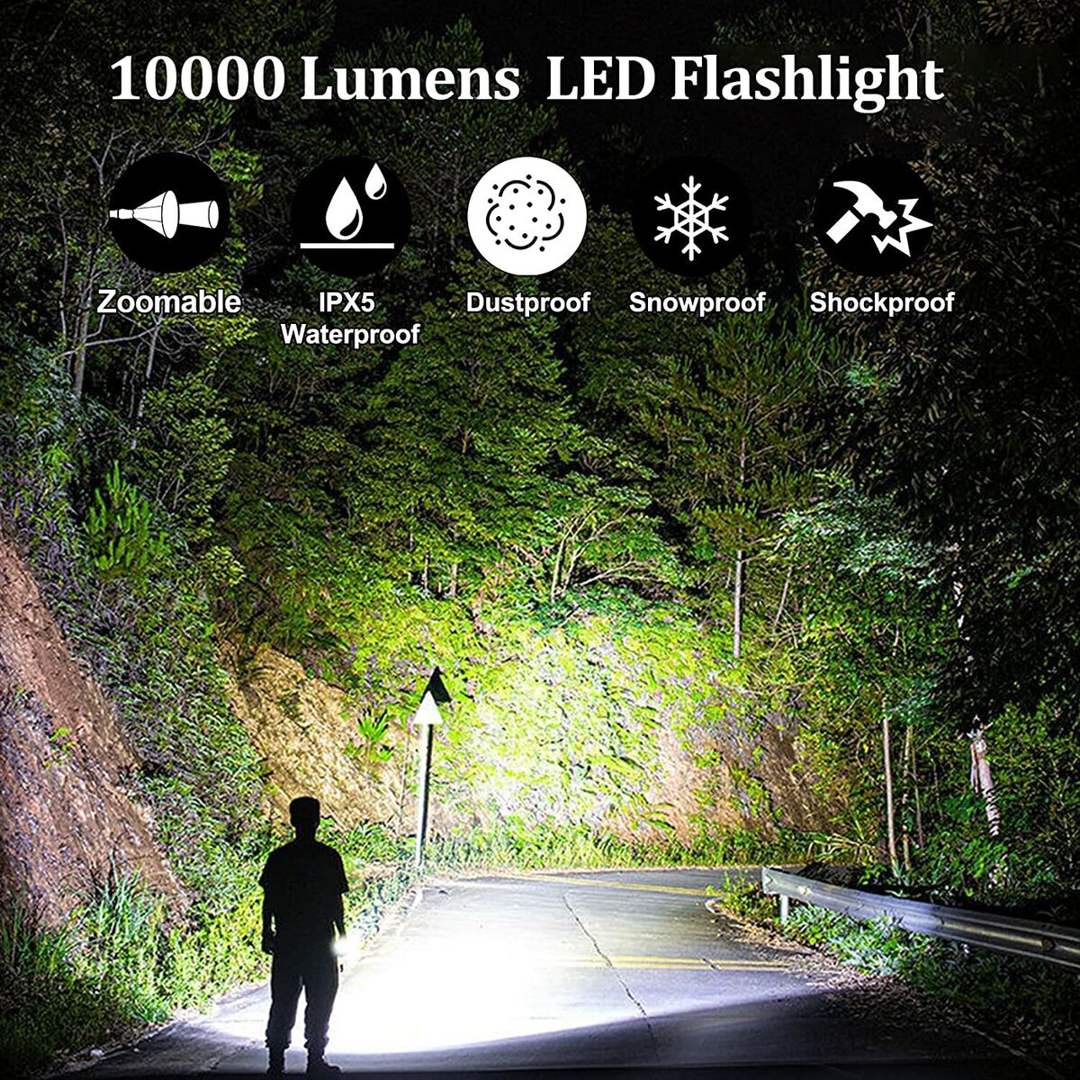 ShipACenter's tweet image. 🚨💡 Ready for the BRIGHTEST adventure yet? The 10,000 LM LED Tactical Flashlight is here! 🔦 USB rechargeable, ultra-bright, and built for action. 🌟 Don't get left in the dark – get yours now!shipacenter.com/products/10-00…

#LEDFlashlight #UltraBright #TacticalGear #EverydayCarry