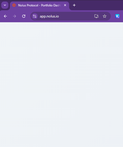 MassiveMembrane's tweet photo. @NolusProtocol app working for anyone?

All I get is a blank white page. https://t.co/I0PoZLDrLv