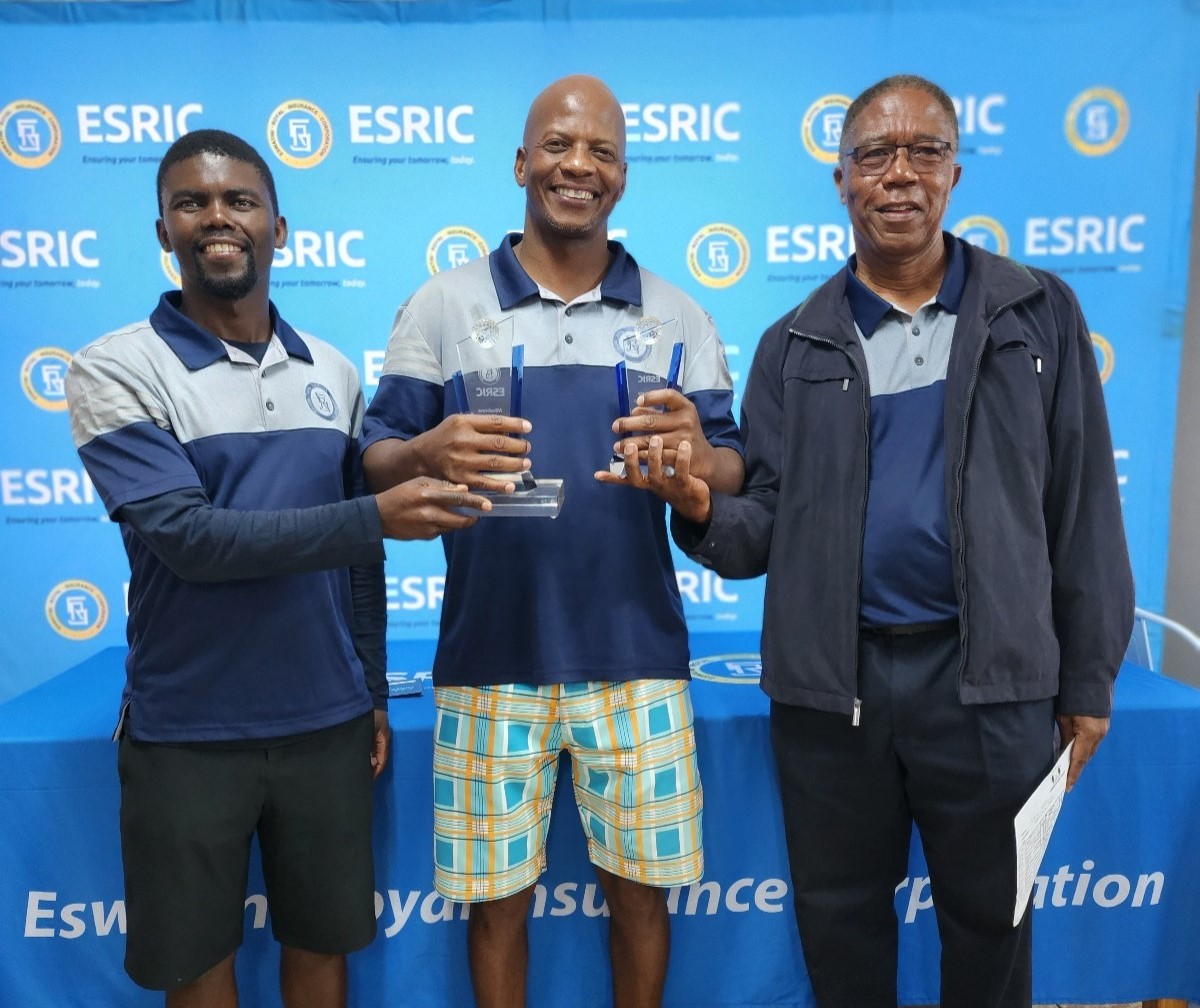 A worthy champion! Congratulations Cosmo Mthethwa, October ESRIC Monthly Mug gross and net Champion.