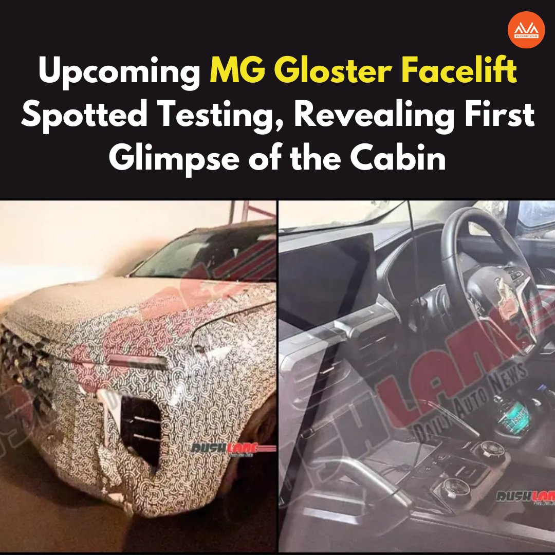 mechnotechs's tweet photo. ✅The facelifted MG Gloster will feature significant design updates to the front fascia.
✅The 4x4 variants are expected to include three locking differentials.
✅An India launch is anticipated in 2025.
 #Automotive #launch https://t.co/tBpcY5ivA3