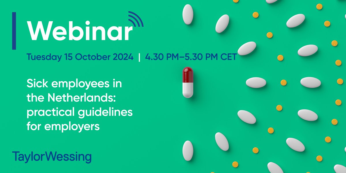 Navigating sick leave in the Netherlands can be challenging for employers. Join our #webinar: Sick Employees in the Netherlands - Practical Guidelines for Employers.  

Register now and feel free to share this event with your network: bit.ly/4e8ELFY
