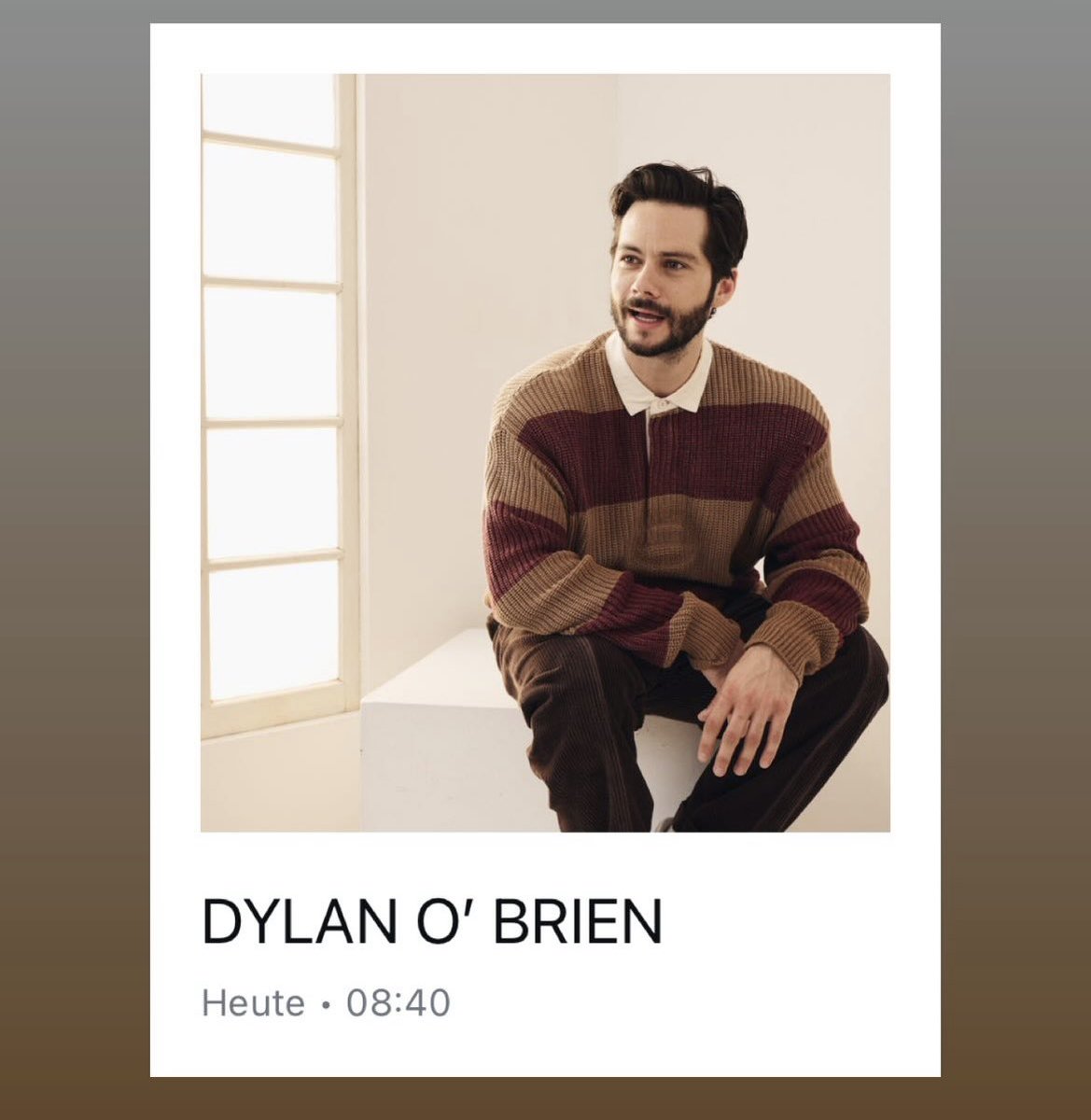 SilenceonSet's tweet photo. We will be interviewing #Dylanobrien once again on SOS to talk about his newest projects and what he has been up to :)… 🤍 
Ask him questions down below 👇🏻 https://t.co/jnxn7mwonL