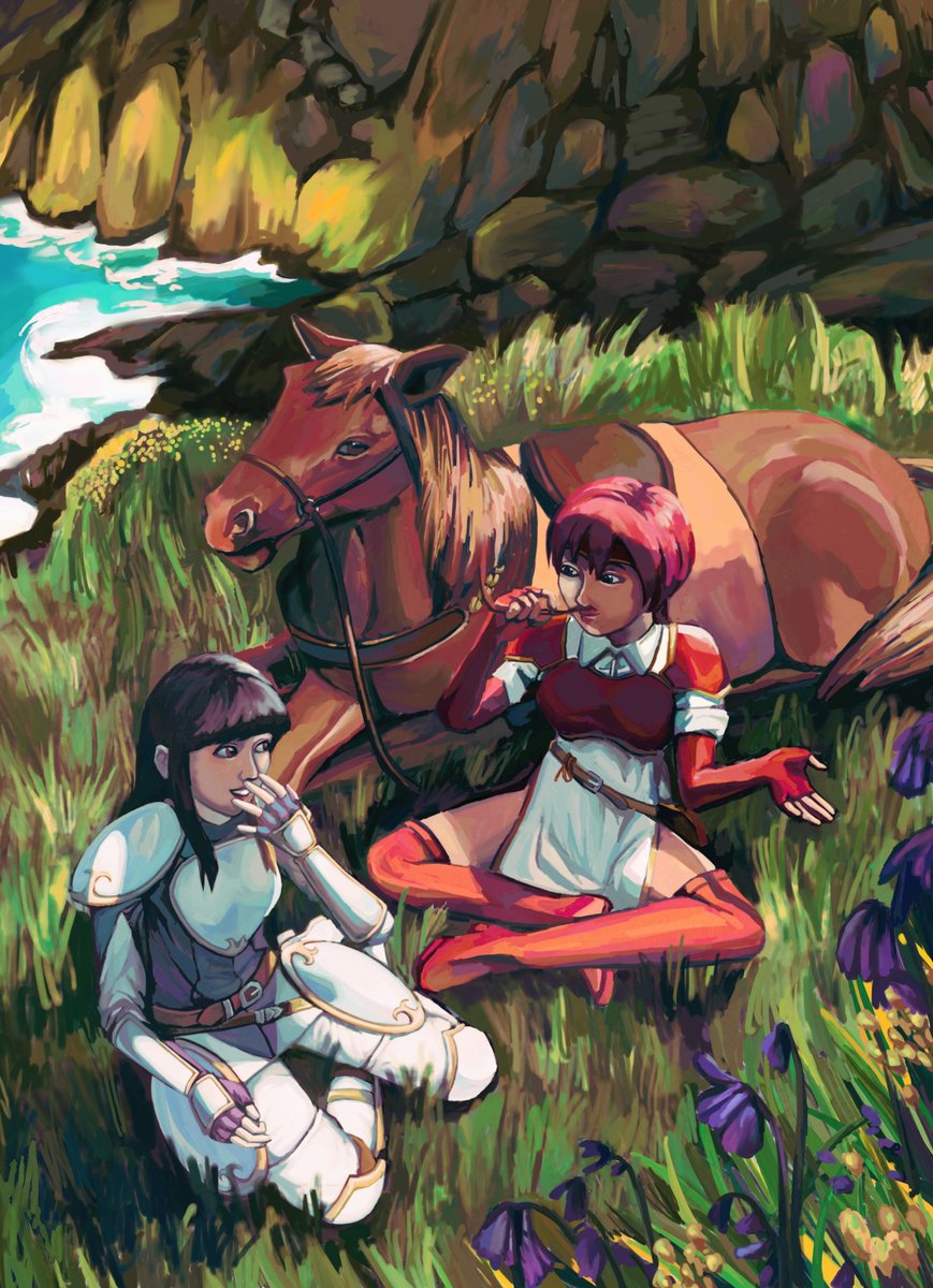 lio 🔜 sakuracon 2306, ax J29 (@hypsclera) on Twitter photo there is horse girl yuri everywhere for those with the eyes to see 🐴🌷👩❤️💋👩 you can get this astrid & marcia piece as a postcard print and more by heading to fesapphiczine.bigcartel.com from now until nov 5th 💜 <a href="/FESapphicZine/">For you, my heart | Fe Sapphic Zine</a> 🩷 there is horse girl yuri everywhere for those with the eyes to see 🐴🌷👩❤️💋👩 you can get this astrid & marcia piece as a postcard print and more by heading to fesapphiczine.bigcartel.com from now until nov 5th 💜 <a href="/FESapphicZine/">For you, my heart | Fe Sapphic Zine</a> 🩷