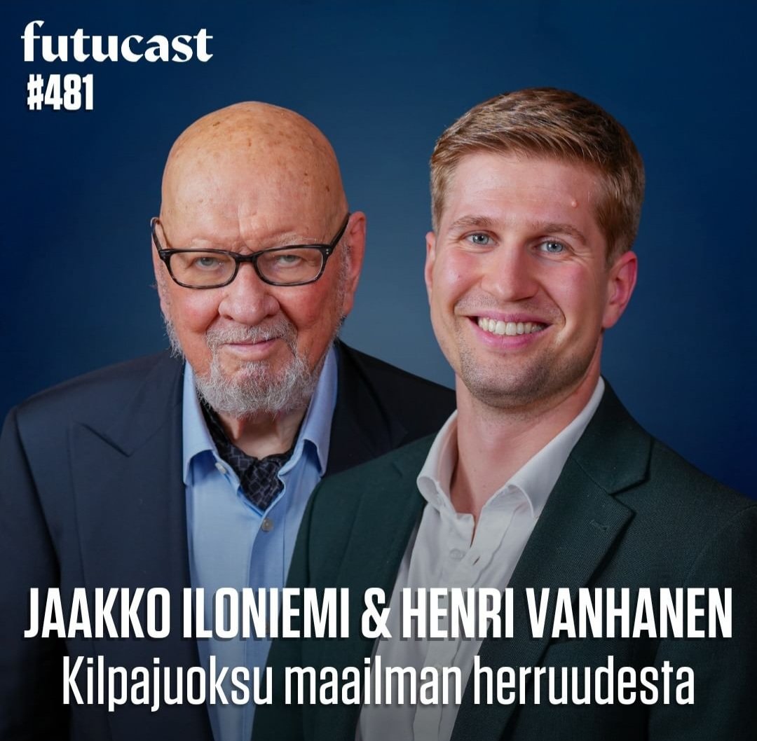 Kävimme Iloniemi kanssa <a href="/futucast/">Futucast</a> keskustelemassa maailmanjärjestyksestä ja kirjastamme. 

Kiitos <a href="/IsakRautio/">Isak Rautio</a> hyvästä ja antoisasta keskustelusta! Käykää kuuntelemassa mikäli aihe kiinnostaa. 🎧

futucast.com/jaksot/episode…