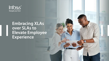 Infosys's tweet photo. Workplace ‘experiences’ play a key role in driving business growth. In a recent whitepaper - https://t.co/HNxXcNfNqt, Aanand Kumaraswamy P and Chidambaram Ganapathi highlight that shifting from SLAs to XLAs creates meaningful employee experiences. #SLAtoXLA #NextAtWork https://t.co/KIwT8EbpsW