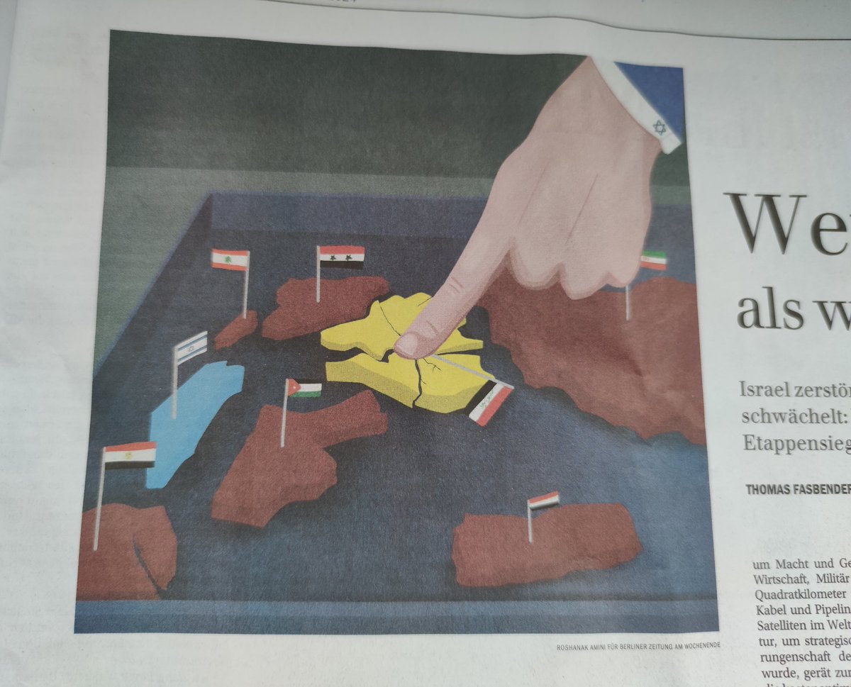 In der <a href="/berlinerzeitung/">Berliner Zeitung</a> macht #Israel den Irak (!) platt. 😅