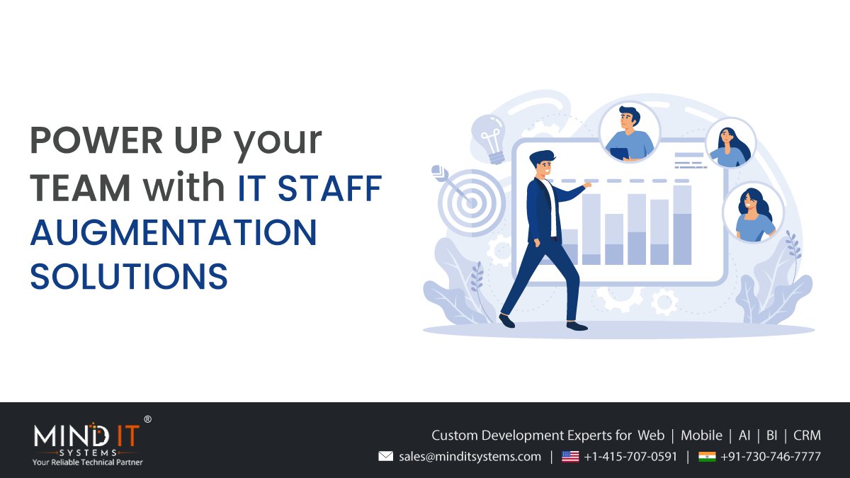 MindITWorks's tweet image. Facing challenges managing talent pool?  As a top-level staff augmentation services provider, we help businesses globally to power up their team with best-in-class trained seasoned domain experts within the most stringent timelines. #ITstaffAugmentation #webdevelopmentservices