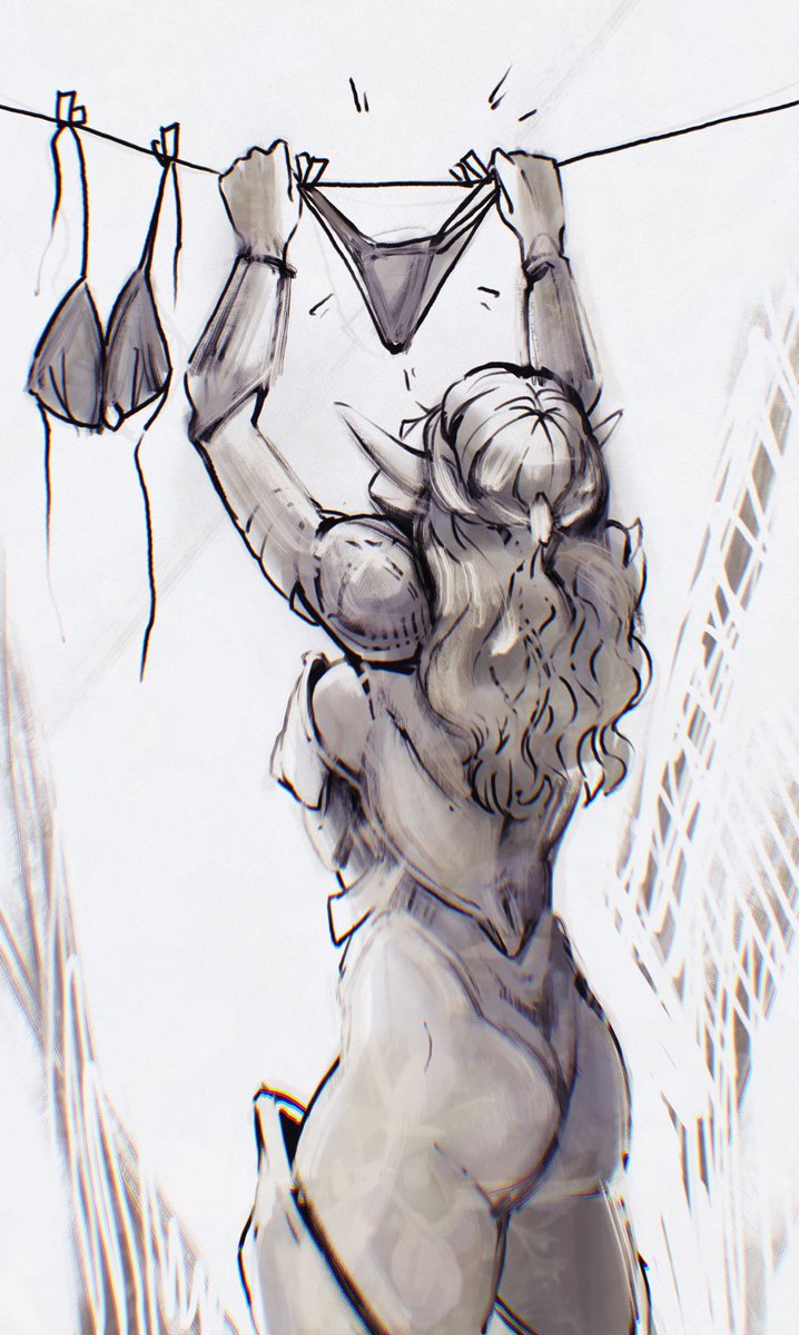 Day 2. Armor 

Dedicated to all armored bras ahah

#inktober2024