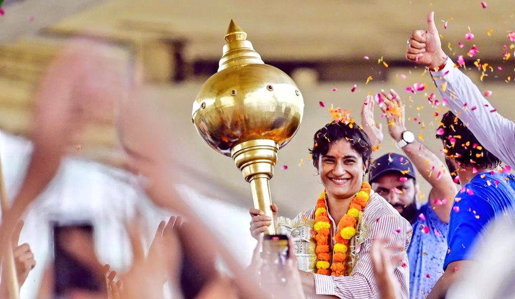 विनेश फोगाट चुनाव जीत गई है! 🔥