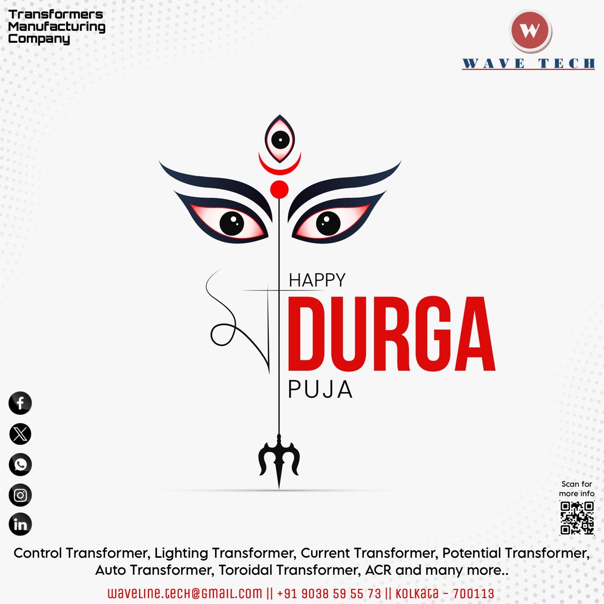 wave_tech2000's tweet image. May the festival of Durga Puja bring you closer to your loved ones..
@wave_tech2000 wishing you and your family a Happy Durga Puja..
#DurgaPuja2024 #maadurga #wavetech 

For more info contact us on : 090385 95573 
Or mail us to : waveline.tech@gmail.com