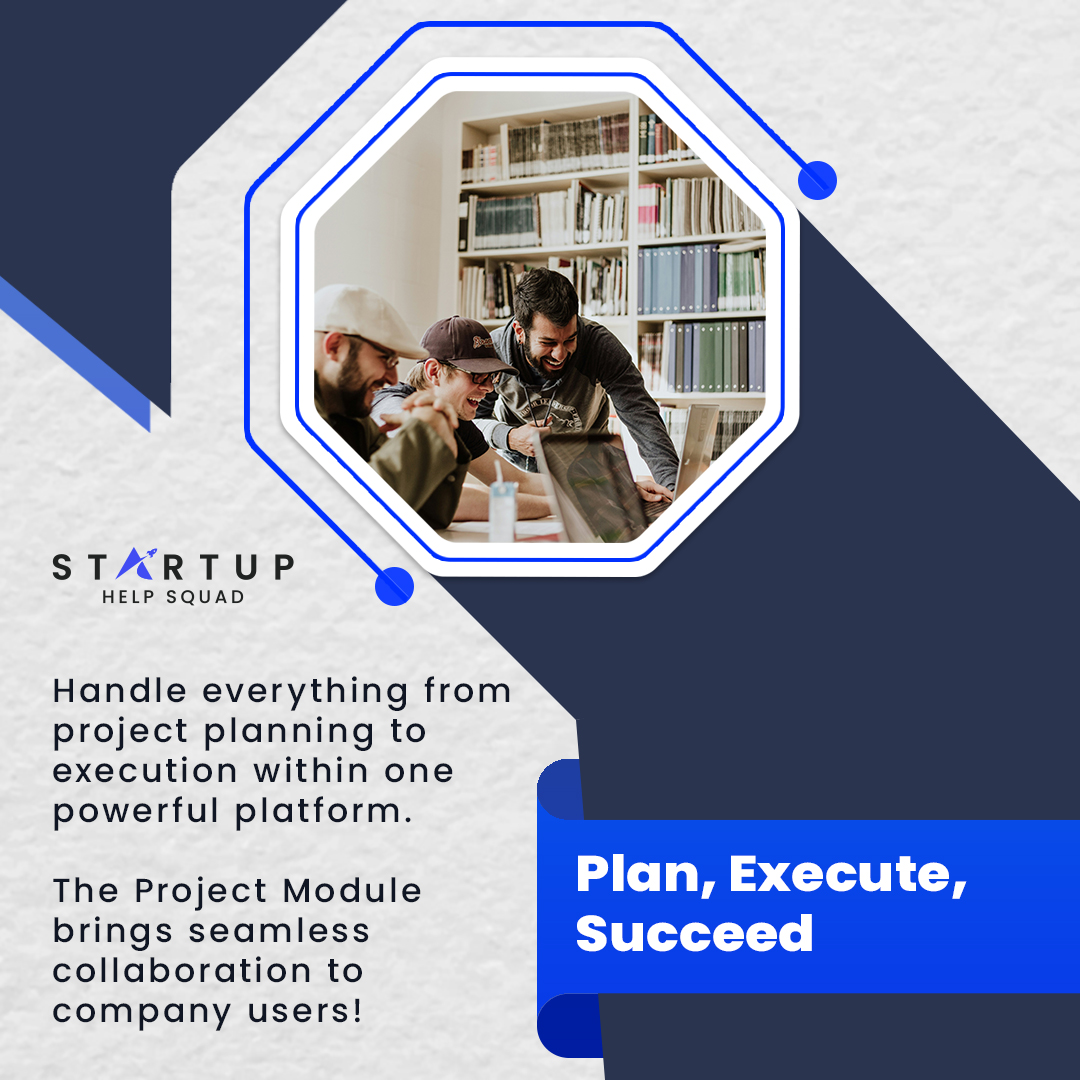 startuphelpsqd's tweet image. 📊 Maximize Productivity, Minimize Hassle!
Handle everything from project planning to execution within one powerful platform. The Project Module brings seamless collaboration to company users!

#Startuphelpsquad #EfficientWorkflows #MaximizedResults #CompanyTools