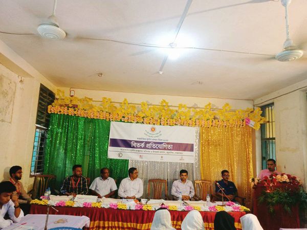 BDRCS1's tweet photo. Under the @ifrc supported GRIP (Governance, Response Readiness, Institutionalization and Community Preparedness in Southeast Bangladesh) project a "Debate Competition" was organized by @BDRCS1 at the Kutubdia Model High School and College. https://t.co/cJaQiJXrw4