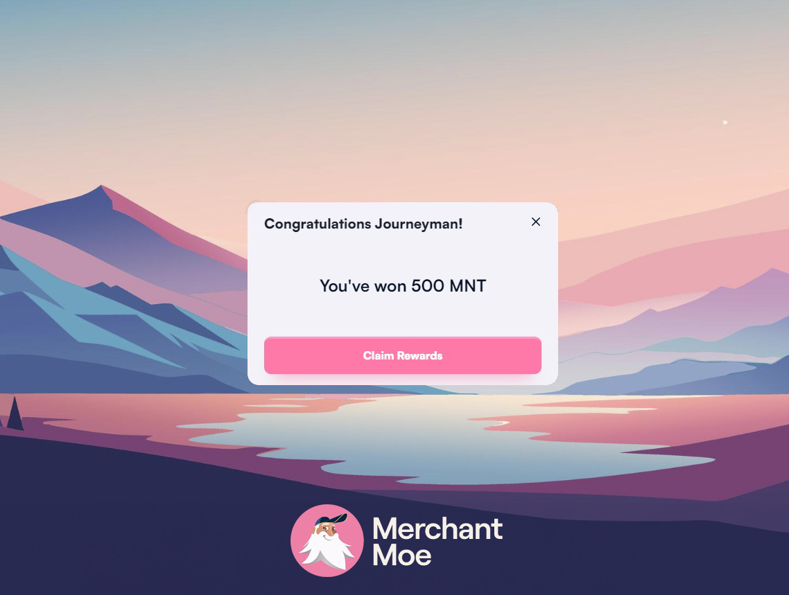 🧭Reminder: This is the last week on Moe's Journey SZN4.

👉7000 $MNT for 100 lucky journeymen are yet to be claimed:

🟣Collect as many MJT as you can to boost your chances in the final reward draw.
🟣Stake (more) $MOE and participate in Community Events to gain MJT Bonus.