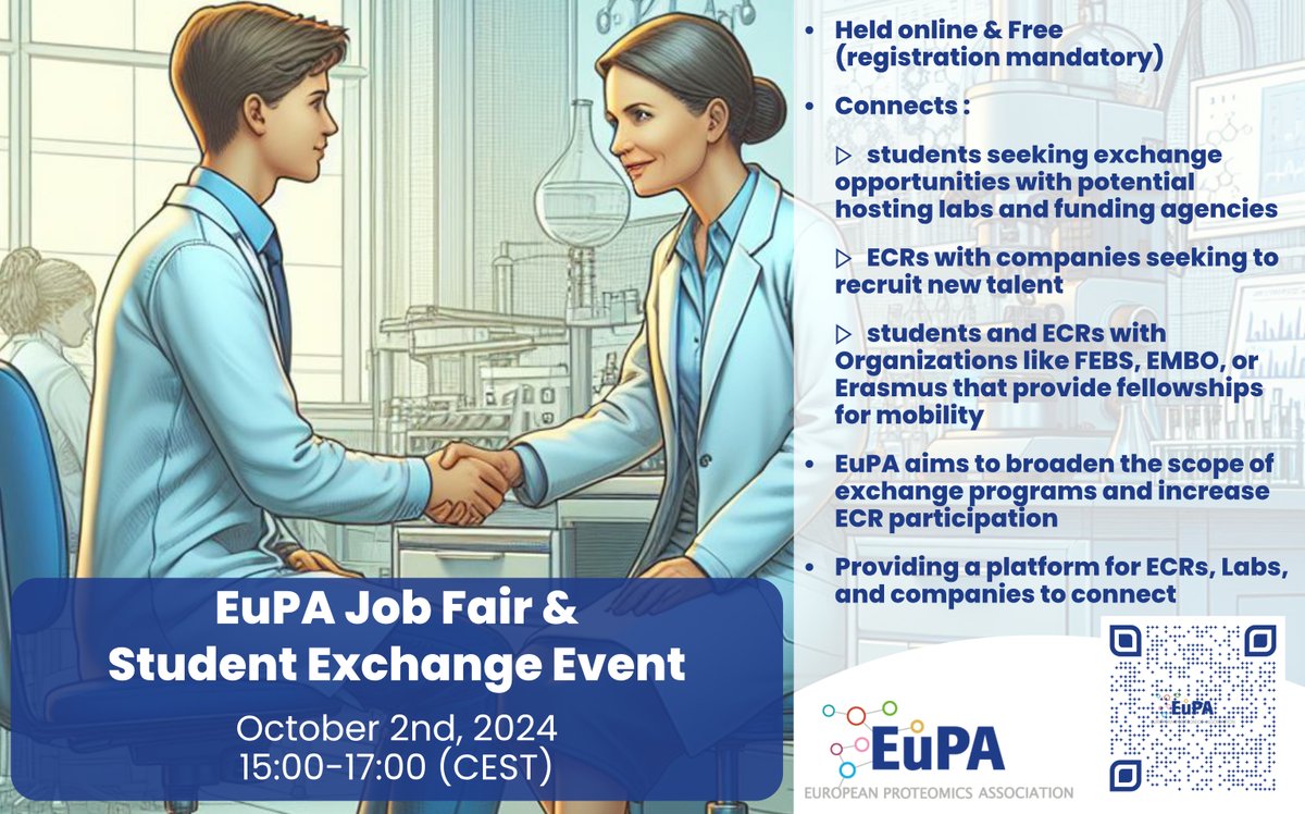 Thank you all for joining the EuPA Student Exchange and job fair Event! A special thanks to <a href="/inoviv_/">Inoviv</a>  for joining and sharing their job opportunities with the ECR community. Spread the word and SEE you all next year! 😉