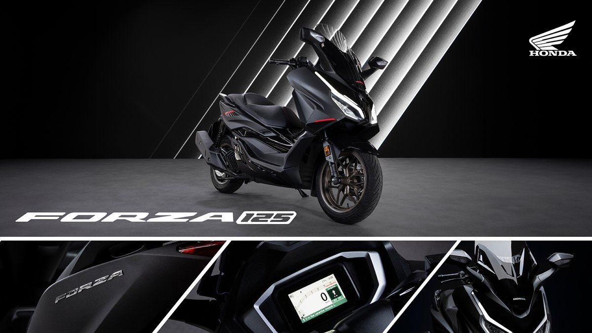 HondaMotosES's tweet photo. ¡Honda anuncia importantes cambios de diseño, equipamiento y mayor practicidad en su familia premium Forza! 

Más información: https://t.co/qs46NDc2Iw 

#Honda #HondaMotorcycles #ForzaFamily  #Forza750  #Forza350  #Forza125  #Scooter https://t.co/SUVz48JzCI