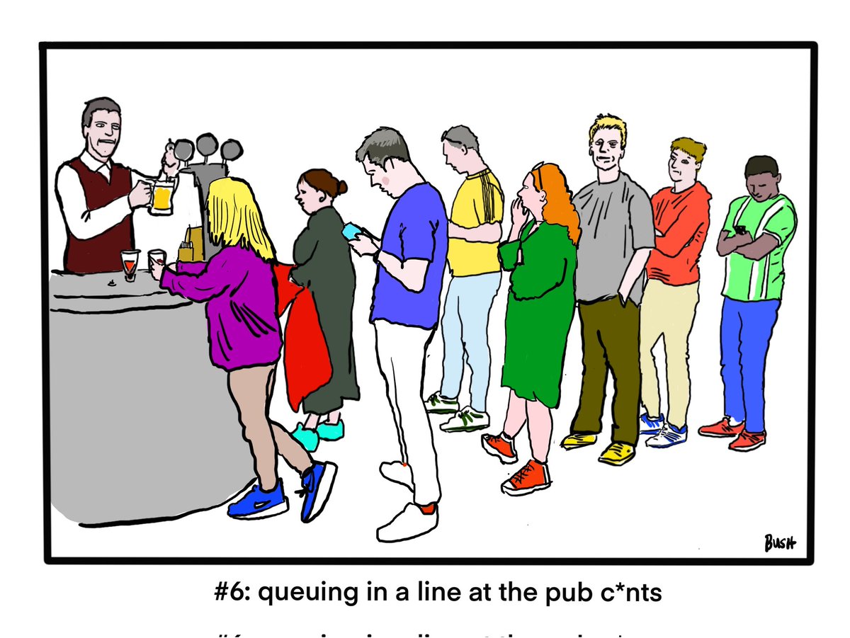 Had a lot of requests for this one, the latest in my annoying human behaviour series...