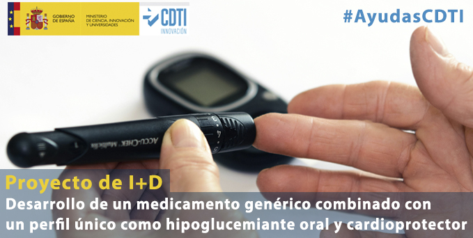 Promovemos la #salud con #AyudasCDTI para proyectos como el de <a href="/CinfaSalud/">Cinfa Salud</a> 

🔸#Medicamento #genérico cardioprotector para tratar #DiabetesMellitusTipo2 en adultos, asociado a dieta y ejercicio👉cinfa.com

ℹ️Proyecto I+D bit.ly/3nwgik8
#AyudandoAcrearFuturo
