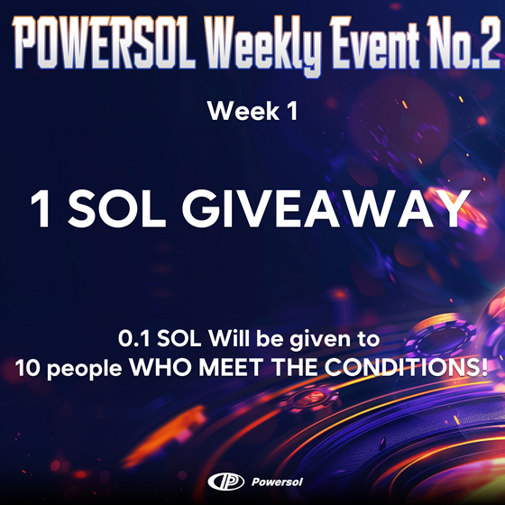 Crypto_PowerSol's tweet photo. 🎁 0.1 SOL x 10
To Enter
▶ Follow @Crypto_PowerSol
▶ RT & Like this post
▶ Leave your Solana address
⚠️ The Week 1 event ends on Tuesday, October 15th at UTC 9:00.
#POWERSOL #CryptoLottery #Solana https://t.co/dj1pEeiyjy