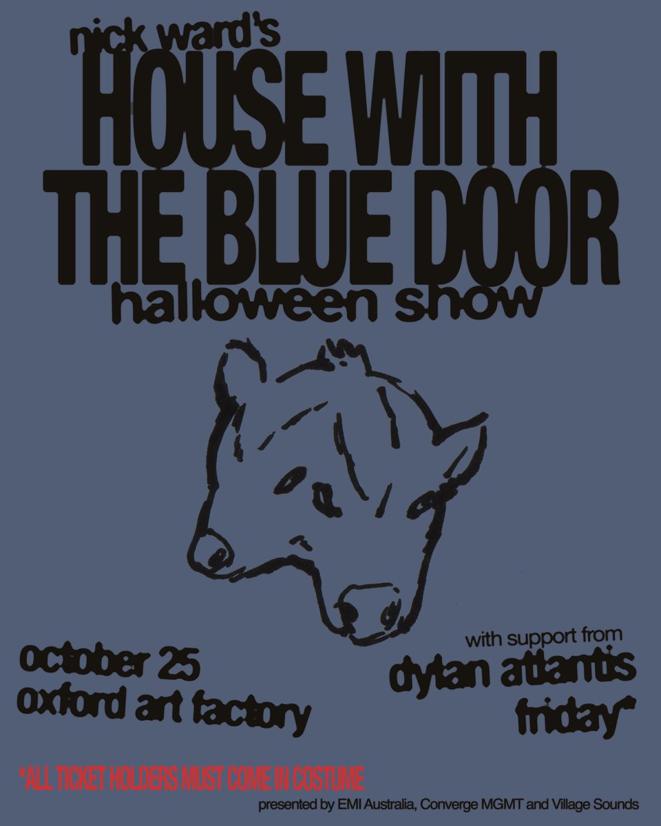 nickwarddd's tweet photo. (FIRST EVER) NW SYDNEY HALLOWEEN SHOW 🎃 OCTOBER 25 w/ @dylanatlantits @fridaystarsign 

On sale: https://t.co/R1x0RHVImV https://t.co/fbm62tno6v