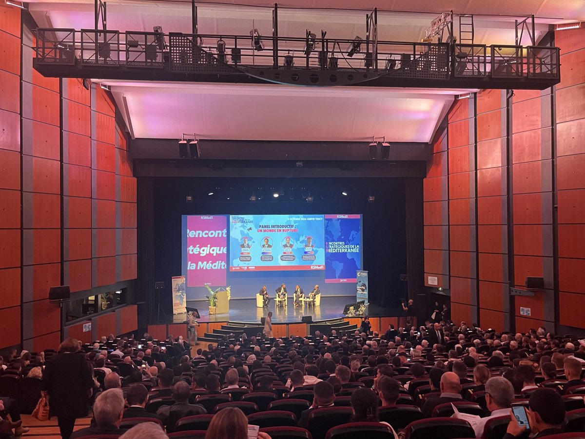 Beau succès des #RSMED à Toulon organisées par la ⁦⁦<a href="/InstitutFMES/">Institut FMES</a>⁩ en coopération avec la ⁦<a href="/FRS_org/">FRS</a>⁩