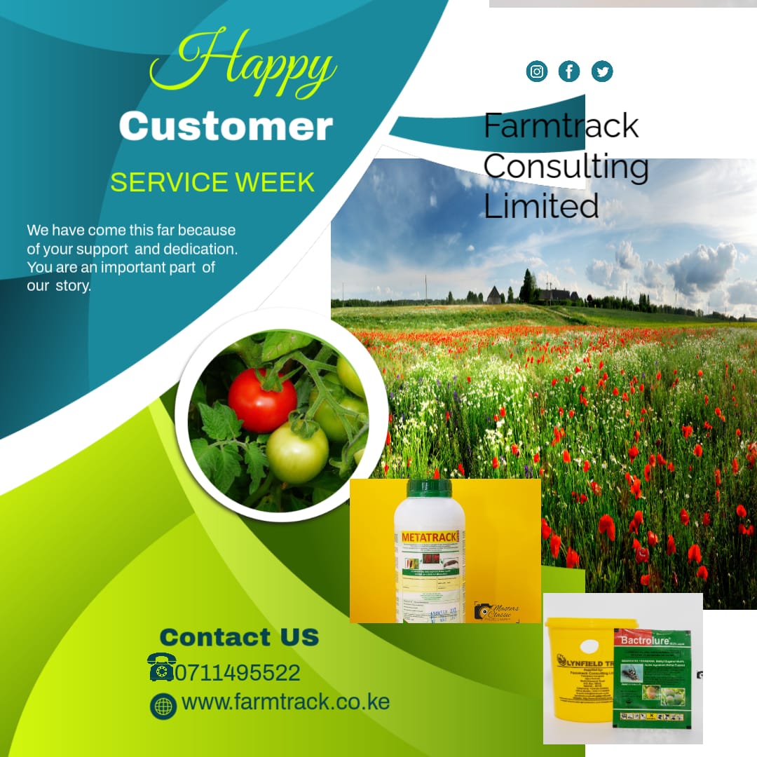 Thank you for being our valued customer.
Your support  and trust in us are much appreciated.
#FARMTRACK  CONSULTING LIMITED