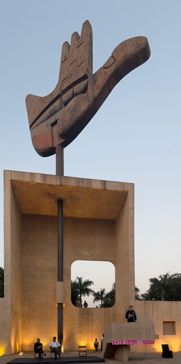 An honour to speak at Chandigarh under Le Corbusier's Open Hand about the Indian torchbearers of modernism who helped found the city, and how to celebrate them better. Many thanks to 
<a href="/NoorDasmesh/">Noor Dasmesh Singh</a> <a href="/shrutikapila/">Shruti Kapila</a> <a href="/Glob_Humanities/">Global Humanities Network (GHN)</a>
<a href="/foundationCHD/">foundation chandigarh</a>
<a href="/ChandigarhAdmn/">Chandigarh DPR</a>
<a href="/V_and_A/">V&A</a>