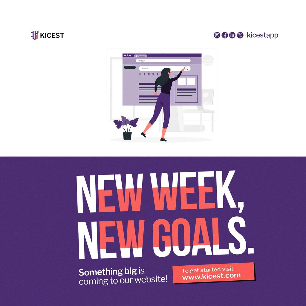 kicestapp's tweet image. New week.
New goals!
  We have exciting updates concerning our website 
   A big thing is coming 
More reason why you should follow us and anticipate the big thing 
  Stay tune for the big update

kicest.com