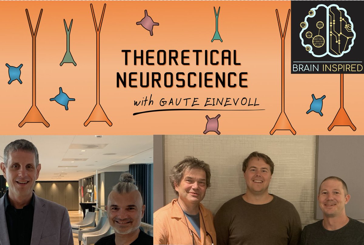 Gaute Einevoll (@gauteeinevoll) on Twitter photo Episode #19 in #TheoreticalNeurosciencePodcast:
On neuro-AI on the boat - part 1 of 2 - with Paul Middlebrooks (<a href="/pgmid/">Paul Middlebrooks</a>), Ken Harris, Andreas Tolias (<a href="/AToliasLab/">Andreas Tolias Lab @ Stanford University</a>), Mikkel Lepperød
theoreticalneuroscience.no/thn19
Podcast from neuro-AI workshop in Norway, with BrainInspired Episode #19 in #TheoreticalNeurosciencePodcast:
On neuro-AI on the boat - part 1 of 2 - with Paul Middlebrooks (<a href="/pgmid/">Paul Middlebrooks</a>), Ken Harris, Andreas Tolias (<a href="/AToliasLab/">Andreas Tolias Lab @ Stanford University</a>), Mikkel Lepperød
theoreticalneuroscience.no/thn19
Podcast from neuro-AI workshop in Norway, with BrainInspired