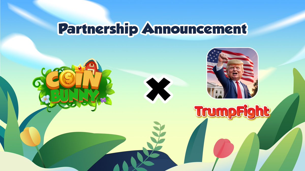 Coin Bunny (@coinbunnyapp) on Twitter photo Partnership Announcement
CoinBunny X <a href="/trump_fight_bot/">TRUMP FIGHT</a>
Join the TRUMPFIGHT movement where your support turns into real rewards! ๐ฏ Tap, vote, and earn $TON and $FIGHT tokens as you engage in the ultimate vote-to-earn experience. Unlock rewards by upgrading your TRUMP level and Partnership Announcement
CoinBunny X <a href="/trump_fight_bot/">TRUMP FIGHT</a>
Join the TRUMPFIGHT movement where your support turns into real rewards! ๐ฏ Tap, vote, and earn $TON and $FIGHT tokens as you engage in the ultimate vote-to-earn experience. Unlock rewards by upgrading your TRUMP level and