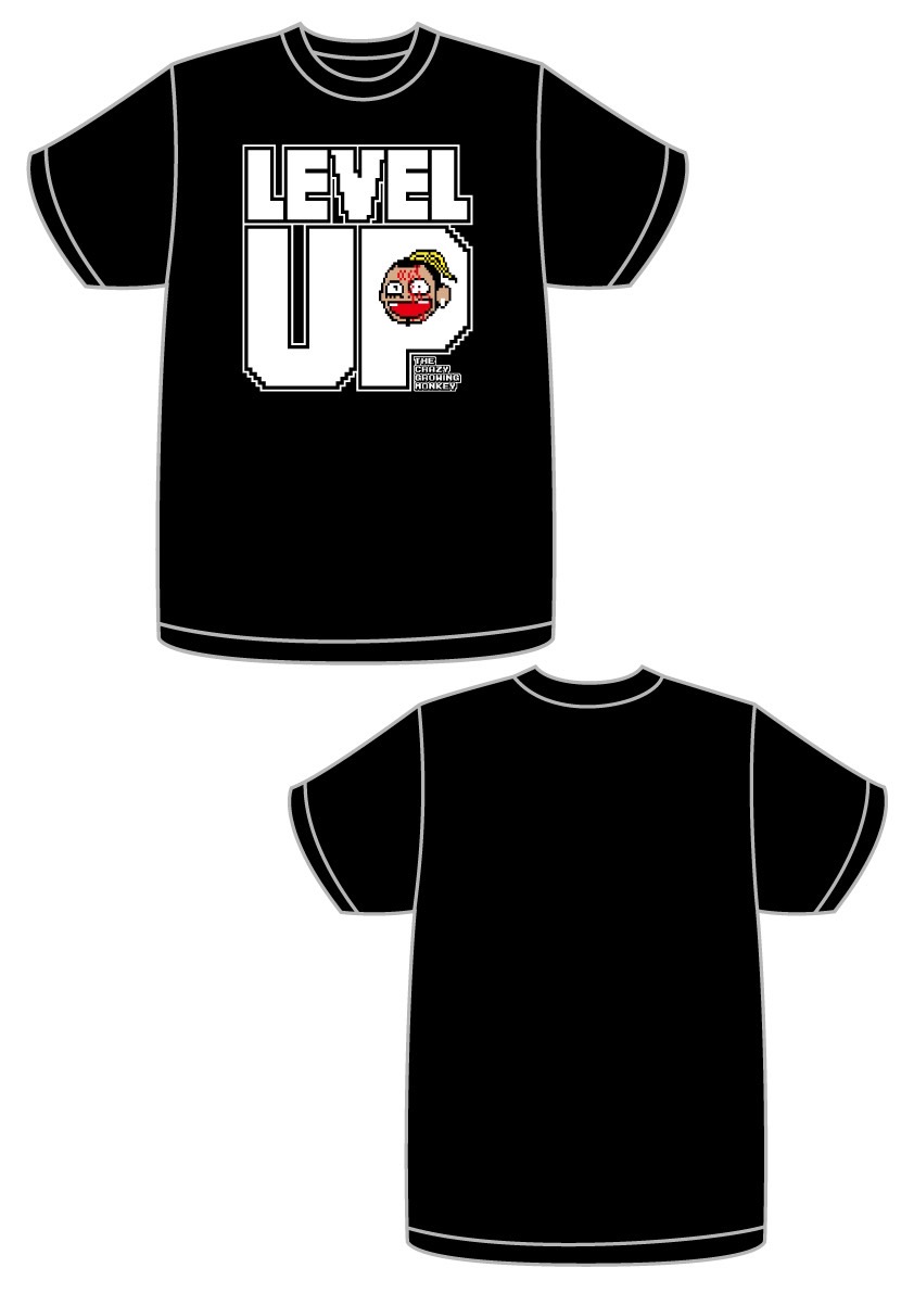 crazymonkey0909's tweet image. 年齢＝LEVEL！！

年をとるという事は
老いる事じゃなく
進化するという事💪

先月、LEVEL 50にレベルアップした狂猿から
進化する全ての人々に贈る
LEVEL UP Ｔシャツ！！

明後日
『殿の野望』後楽園ホール大会から販売！！（S〜XXL・4000円）

コレを着て
みんなでLEVEL UP！！

ワス💪🐵