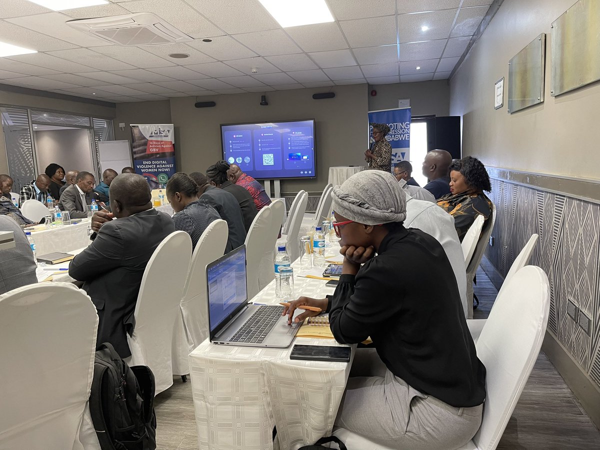 misazimbabwe's tweet photo. Happening Today: Engagement with Legislators on the #ACHPR Resolution 522. 

#DigitalViolence 
#Resolution522
#OnlineViolence
#OVAW https://t.co/eczBSgHZgk