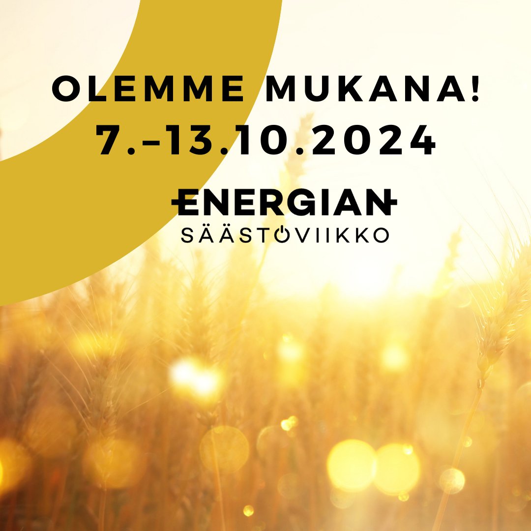 #Energiansäästöviikko on taas käynnissä! 🙌 Teemaviikkoa muistuttaa, että energiansäästö ei ole rakettitiedettä, vaan arjen valintoja ja uusien tapojen opettelua. 

Katso vinkit energiansäästöön kotona, työpaikalla, taloyhtiössä ja kouluissa: energiansaastoviikko.fi/saastovinkit