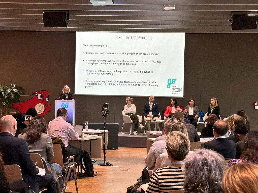 Carole GOMEZ (@carole_gomez) on Twitter photo 1st Panel : Advancing women in governance and leadership : practices and policies
With Diane Huffman (<a href="/WomenSportIntl/">WomenSport International</a>), <a href="/lucypiggott/">Lucy Piggott</a> (<a href="/NTNU/">NTNU</a>), Rachel Mait (<a href="/TafisaOffice/">TAFISA</a>), Serge Lyzhin (<a href="/ASOIFSummerIFs/">ASOIF</a>), Aya Noguchi (Seijo University), Olivia Conrad (<a href="/coe/">Council of Europe</a>)
Cc <a href="/GOGESport/">Global Observatory for Gender Equality & Sport</a> 1st Panel : Advancing women in governance and leadership : practices and policies
With Diane Huffman (<a href="/WomenSportIntl/">WomenSport International</a>), <a href="/lucypiggott/">Lucy Piggott</a> (<a href="/NTNU/">NTNU</a>), Rachel Mait (<a href="/TafisaOffice/">TAFISA</a>), Serge Lyzhin (<a href="/ASOIFSummerIFs/">ASOIF</a>), Aya Noguchi (Seijo University), Olivia Conrad (<a href="/coe/">Council of Europe</a>)
Cc <a href="/GOGESport/">Global Observatory for Gender Equality & Sport</a>