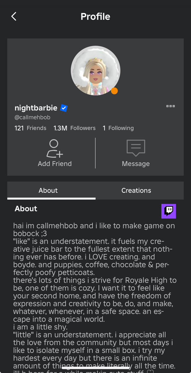 sillycatsrappin's tweet photo. why do we not call her bob..? we should really respect her boundaries.. https://t.co/y8ODoroy5Y