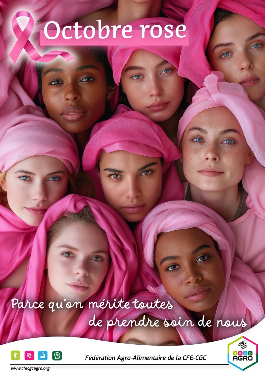 🎀 #OctobreRose - Le dépistage précoce sauve des vies. Soutenons la prévention, le dépistage et la recherche pour protéger toutes les #femmes !