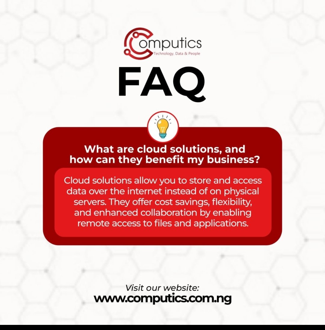 #Cloud solutions and your business?