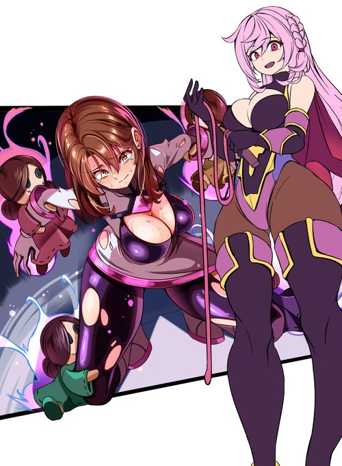 キミたちに最新情報公開し忘れていた

かつて危機を救ってくれたメイザーピンクに憧れを抱く令嬢シズカ。彼女の気持ちは悪の組織によって歪められ、暴走する想いはついにメイザーピンク本人を毒牙にかけるのであった!
しばいた相手を虜にする呪いの鞭による愛の調教が、今始まる…! 