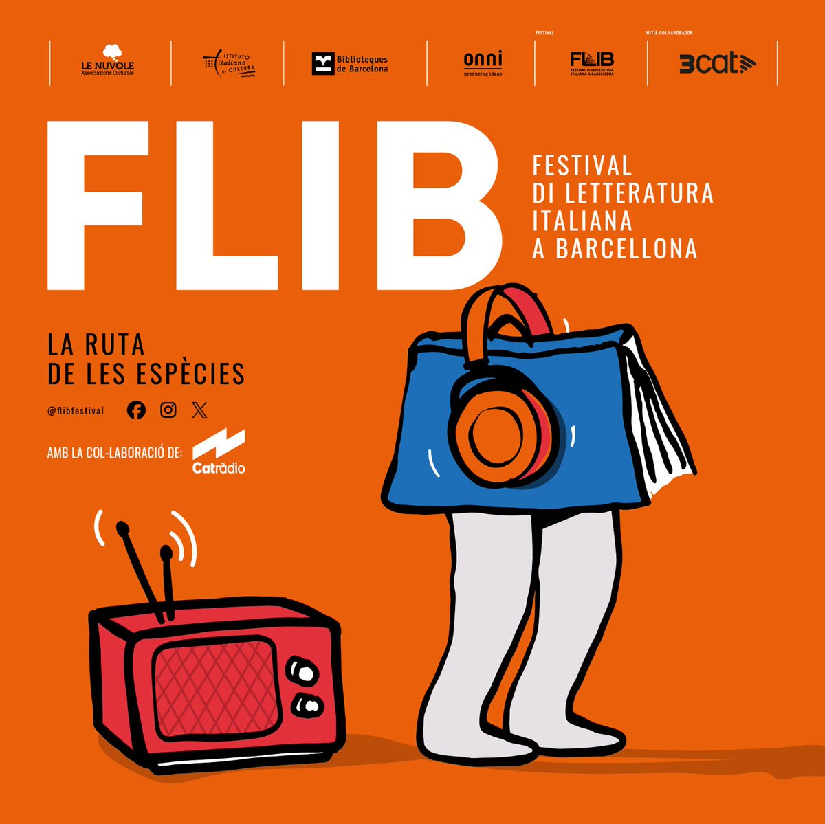 📻 CATALUNYA RÀDIO ÉS MITJÀ COL·LABORADOR DEL #FLIB2024!

No sabíem com dir-vos-ho i us ho diem sense pèls en la llengua...

🎙️<a href="/CatalunyaRadio/">Catalunya Ràdio</a> estarà amb nosaltres durant tot el festival, amb entrevistes als protagonistes i molts més continguts! 
Us esperem en la #bibjaumefuster!