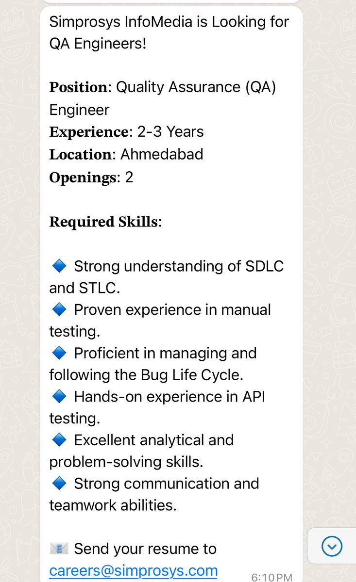 Megna_almoner's tweet image. #Job_Alert