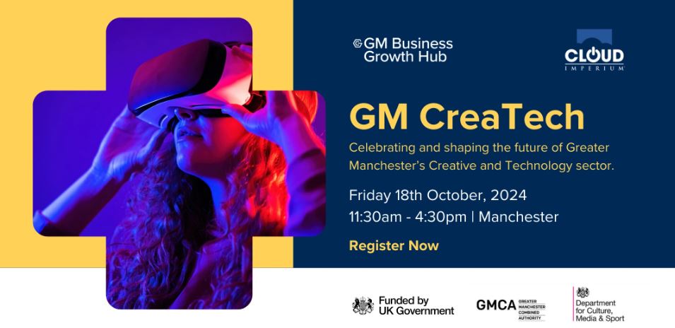 burymeansbiz's tweet image. 📢GM CreaTech Friday 18th October 2024, Manchester. 
Celebrating and shaping the future of Greater Manchester’s Creative and Technology sector. 

🎟️ Secure your free ticket here: businessgrowthhub.com/events/gm-crea…
 
#DCT #CreativeSector #TechManchester #GreaterManchester #UKSPF  #Digitober