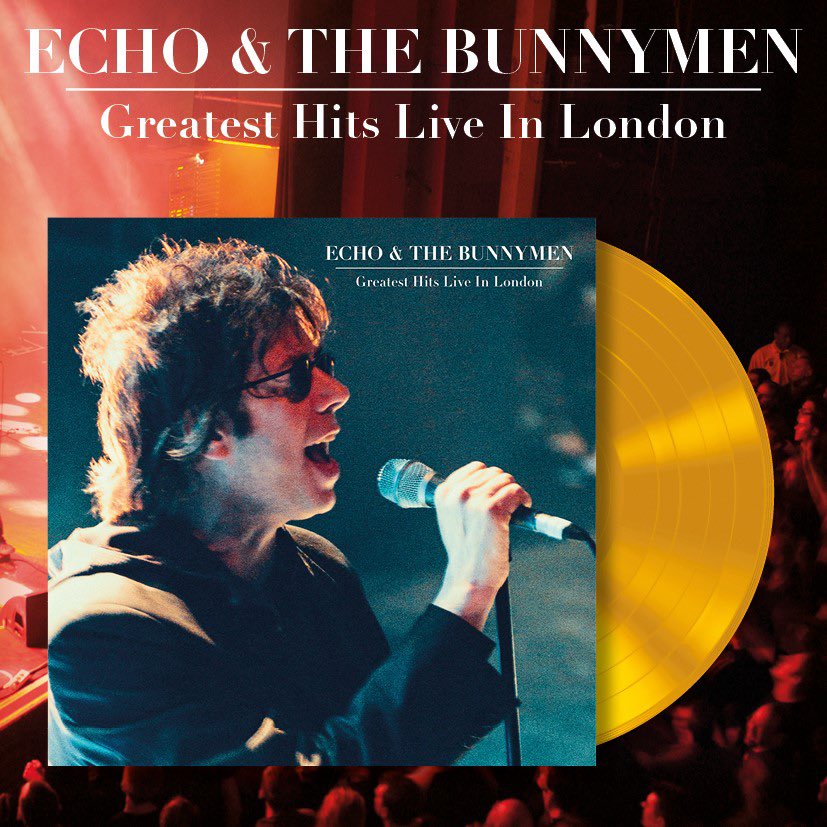 &amp; the Bunnymen - Live in London . Presented on yellow vinyl with sleeve notes and captures the band Live at Shepherds Bush Empire, London, 1st November 2005.