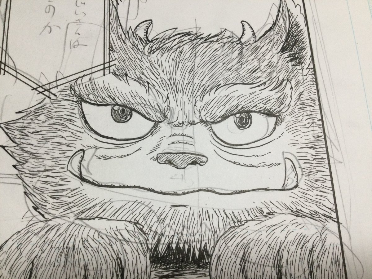 エルドワは背景を全て、定規を使わないフリーハンドで描いたのでどんどん描けたのですが、
ゆりとらは定規を使うので、擦らないよう乾かす時間が発生して時間がかかります。
2枚交互に描いて乾かす間も手を止めないようにしているけど、交換するのが手間だし時間のロス。でもとにかく描くぞ。