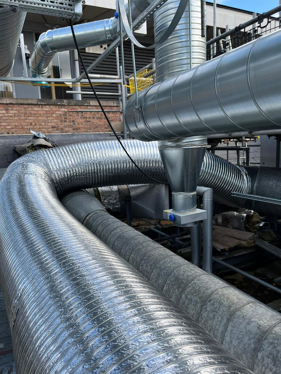 Our #Engineering team has just achieved a major phasing milestone on our Nottingham Courts project, where the temporary &amp; new ductwork systems are now installed, &amp; the renewed gas supply is online for the winter season. 

#Project #Milestone #BuildingaBetterFuture