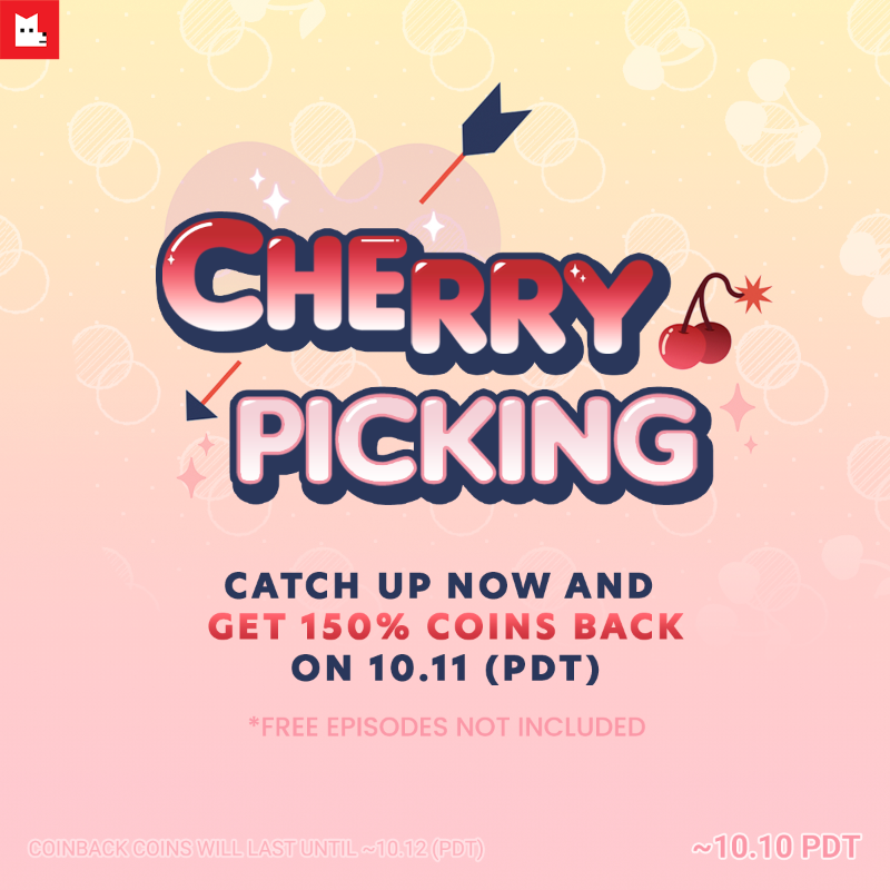 LezhinComics_US's tweet image. Ready for another round of 🍒𝗖𝗵𝗲𝗿𝗿𝘆 𝗣𝗶𝗰𝗸𝗶𝗻𝗴🍒?
It's back with 𝗦𝗲𝗮𝘀𝗼𝗻 𝟯!
---⁠
Catch up &amp;amp; get 𝟭𝟱𝟬% of your coins back!⁠
⏰~𝟭𝟬/𝟭𝟬 𝗣𝗗𝗧⁠
💰Coins will be back on 𝟭𝟬/𝟭𝟭 𝗣𝗗𝗧⁠
💘𝗥𝗲𝗮𝗱 𝗡𝗼𝘄!👉bit.ly/tw_cherry
#CherryPicking #Coinback #BL