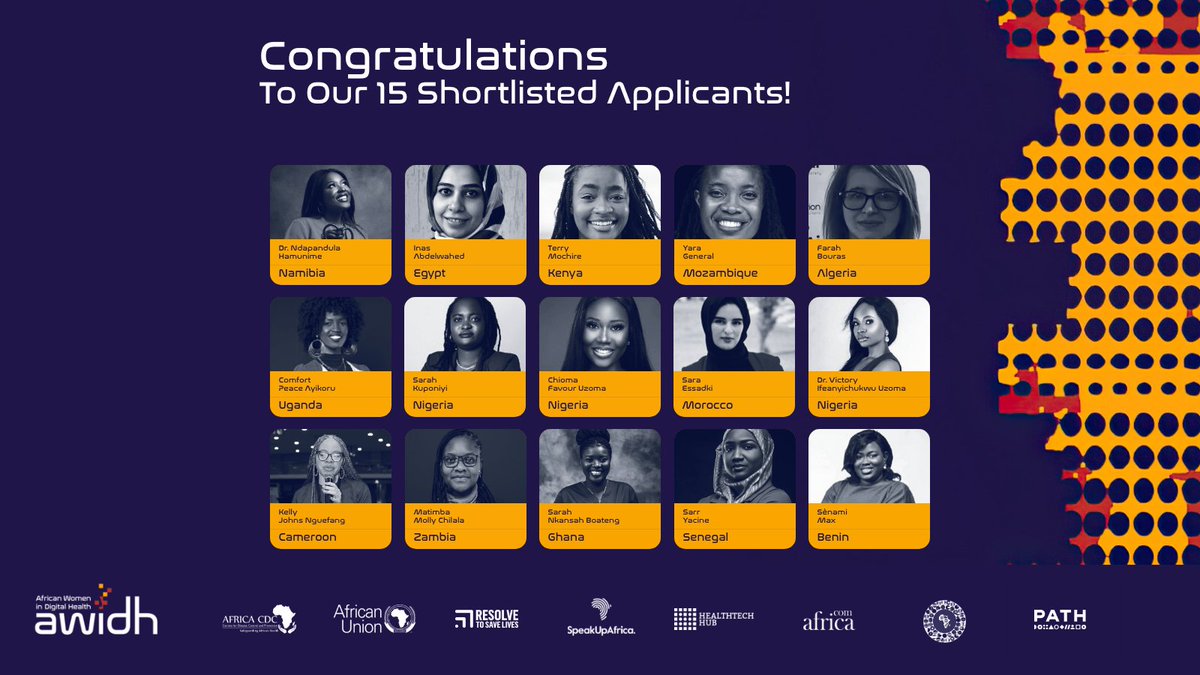 AWiDH_'s tweet image. 🎉 We're thrilled to announce the 15 shortlisted applicants out of the 96 applications we received for the #AWiDH Mentorship Program. 

📢 Stay tuned to find out which 5️⃣ will participate in the #AWiDH mentoring program! 

#AWiDH