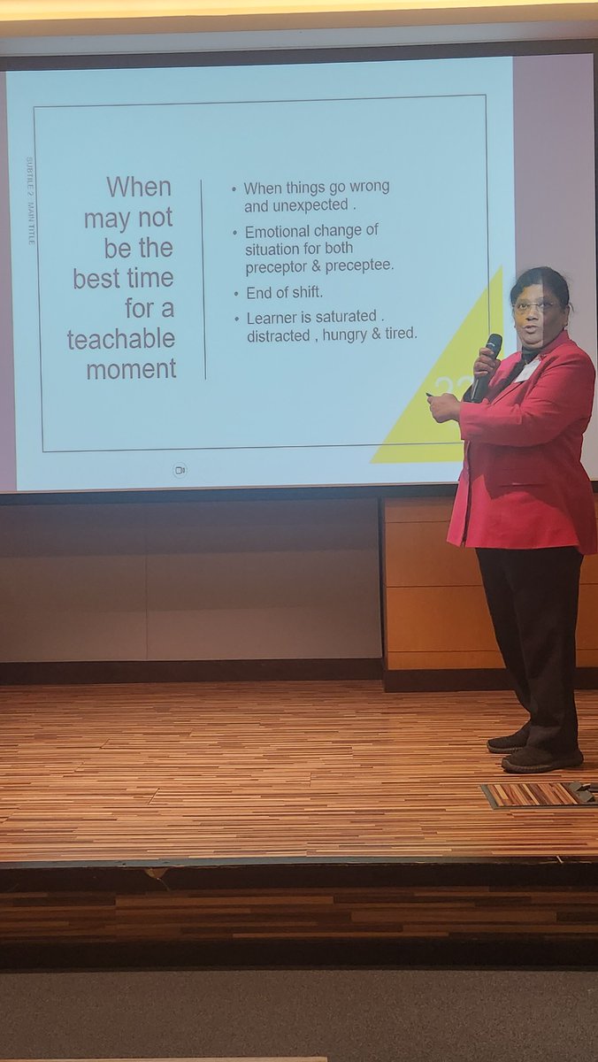 Love this from my nursing colleague Dr Aruna Samuels <a href="/FCHS_UAE/">Fatima College of Health Sceicns</a> "Every moment is a teachable moment."