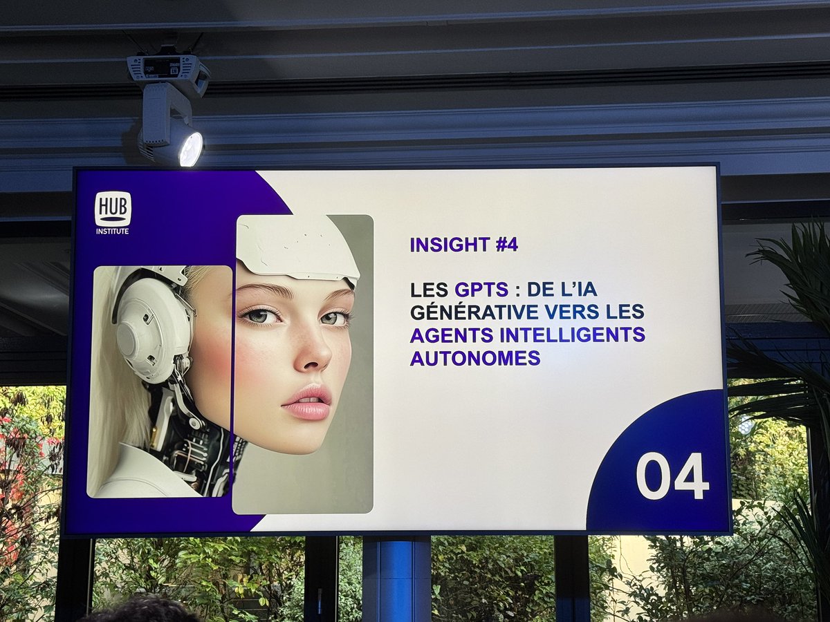 Les tendances en IA du <a href="/HUBInstitute/">HUB Institute</a> avec <a href="/emmanuelvivier/">Emmanuel Vivier</a> au Hubforum #ia #ai #digital