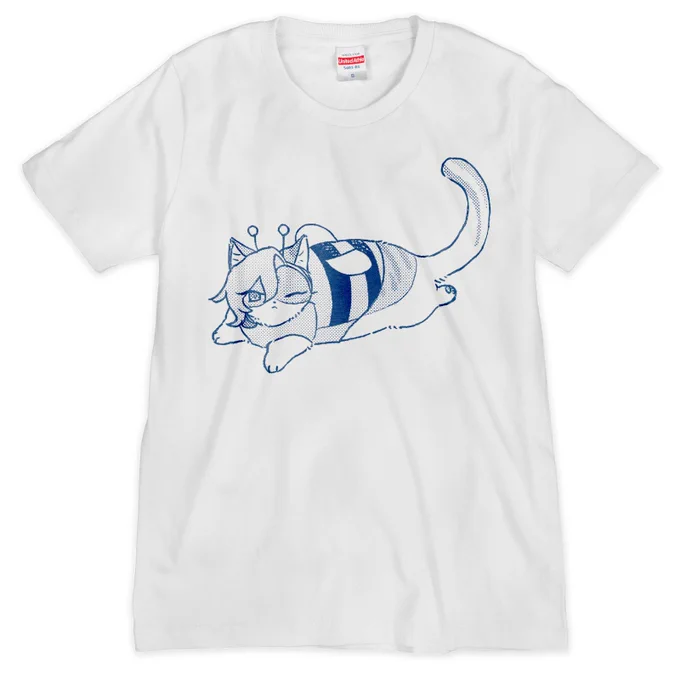 ハチさん猫ヌのTシャツ | うなぎ屋 #booth_pm #pixivFACTORY  