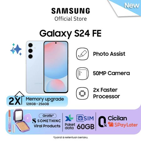 ShopeeID's tweet photo. RETWEET kalau mau mimin kirimin Galaxy S24 FE 🧡 https://t.co/MRI82f8KJU https://t.co/PgQE0D2GYK